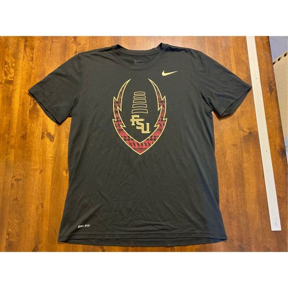 Nike Other - Nike Dri Fit NCAA FSU Florida State Seminoles Football T Shirt Size Large